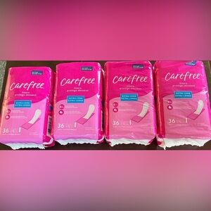 Carefree Extra Long Unscented Panty Liners Ultra Thin Odor Control Technology 4